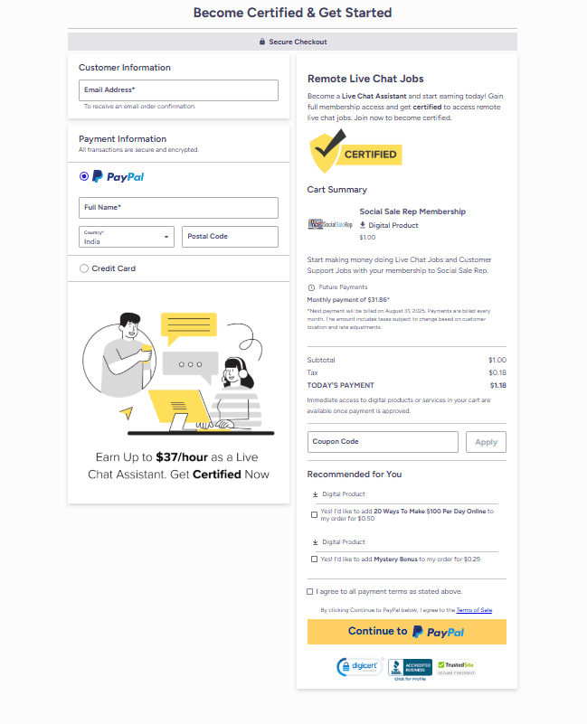 Order Online Jobs